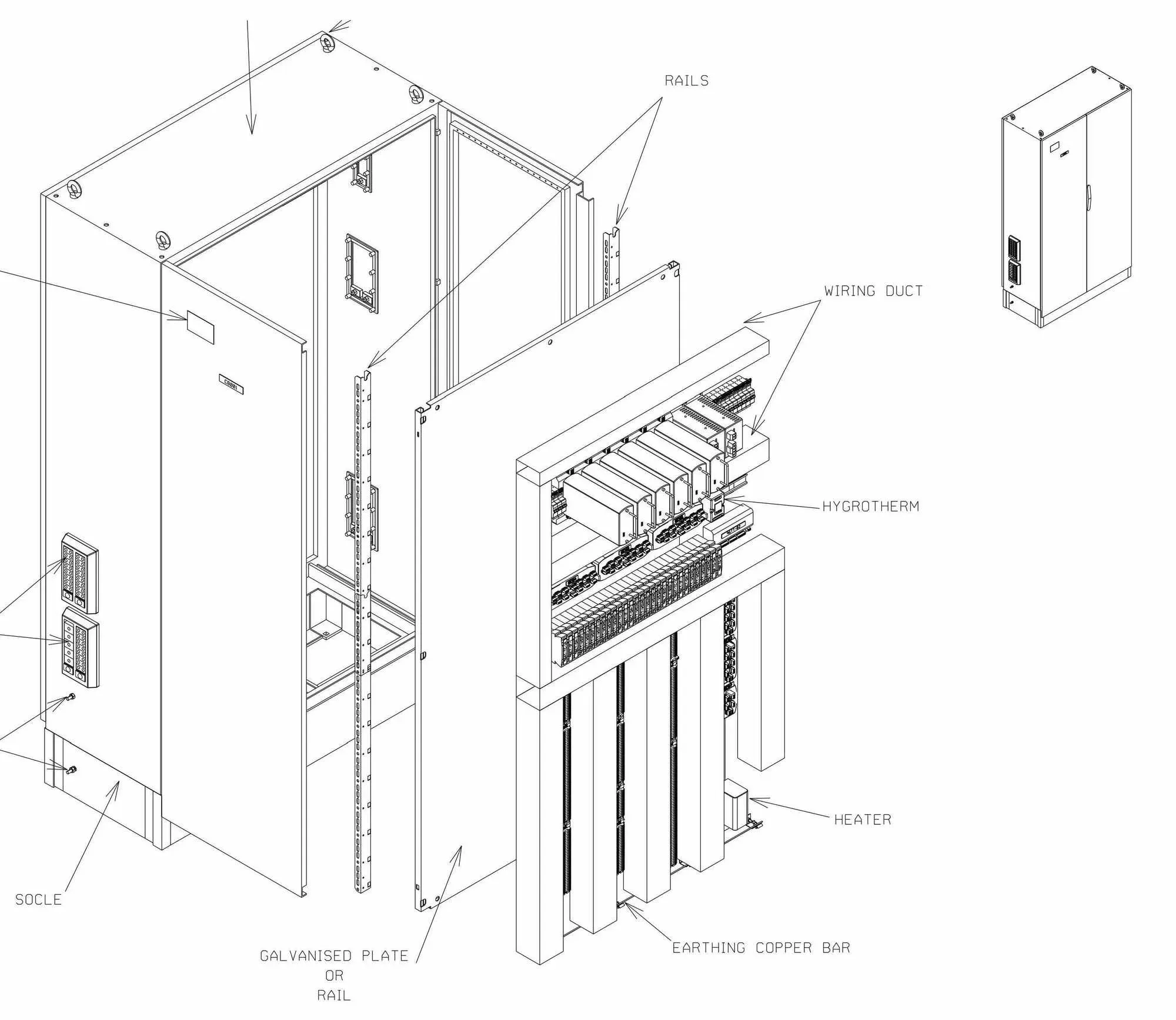Armoire industrielle
